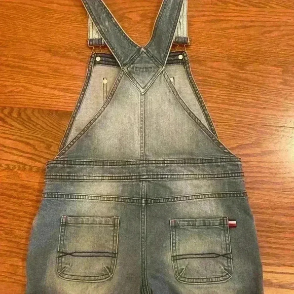 Tommy Hilfiger Shortalls Overall Shorts Size 8-10 Girls Size Medium Exc Con - Picture 9 of 11